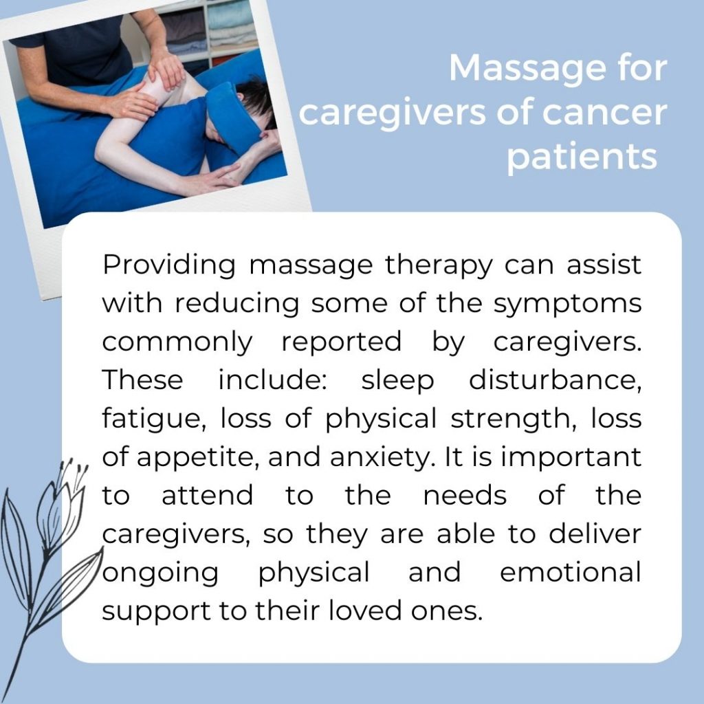 The therapeutic benefits of oncology massage